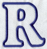 Modern Letter R (Applique) (5 Inch)