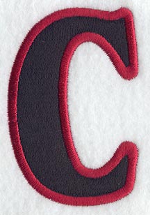 Modern Letter C (Applique) (5 Inch)