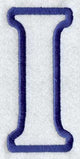 Modern Letter I (Applique) (5 Inch)