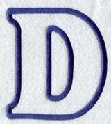 Modern Letter D (Applique) (5 Inch)