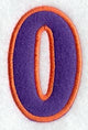Modern Number 0 (Applique) (5 Inch)