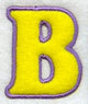 Modern Letter B (Applique) (5 Inch)
