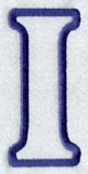 Modern Letter I (Applique) (5 Inch)