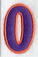 Modern Number 0 (Applique) (5 Inch)