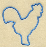 Rooster (Applique)