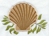 Scallop Seashell & Seagreen (Applique)