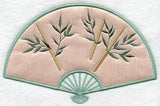 Japanese Fan and Bamboo (Applique)