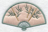 Japanese Fan and Bamboo (Applique)