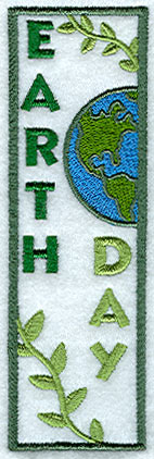 Hurray for Earth Day Bookmark (In-the-Hoop)