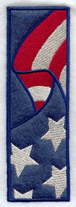 U.S. Flag Bookmark (In-the-Hoop)