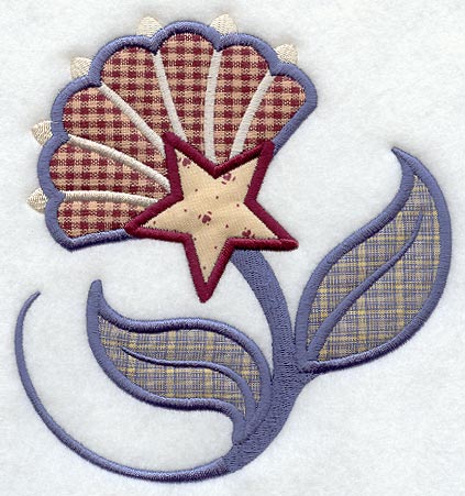 Country Home Flower (Applique)