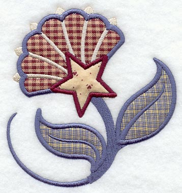 Country Home Flower (Applique)