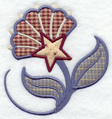 Country Home Flower (Applique)