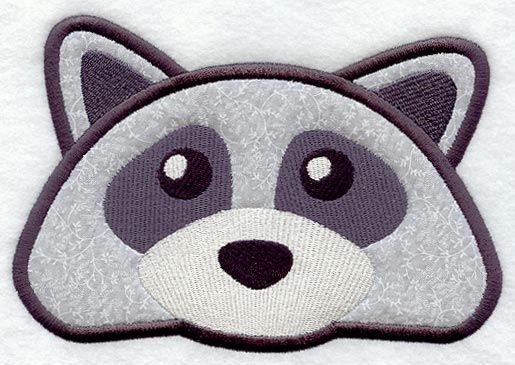 Ricky Raccoon (applique)