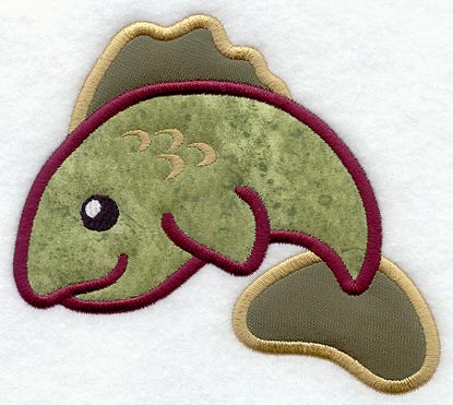 Jumping Fish (applique)