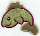 Jumping Fish (applique)