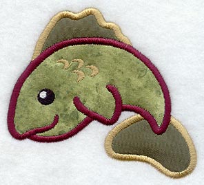 Jumping Fish (applique)