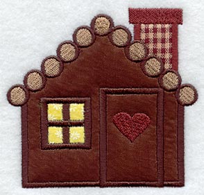 Cabin Sweet Log Cabin  (applique)