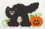 Cat and Pumpkin (Applique)