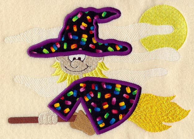 Flying Witch (Applique)