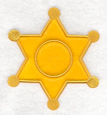 Sheriff's Badge (Applique)