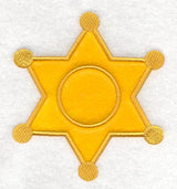 Sheriff's Badge (Applique)