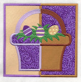 Symmetrical Easter Basket (Applique)