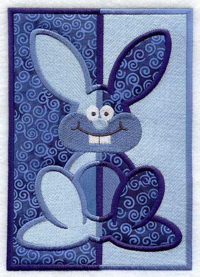 Symmetrical Easter Bunny (Applique)