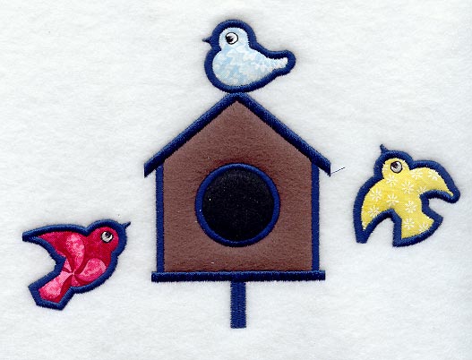 Birdhouse Buddies (Applique)
