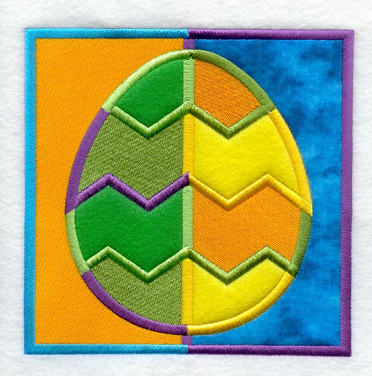 Symmetrical Easter Egg (Applique)