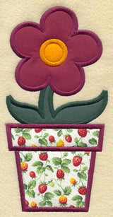 Flower Pot (Applique)