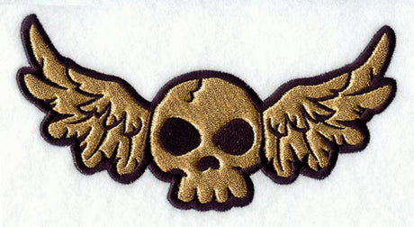Skull and Wings Patch (Applique)
