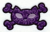 Kitty and Crossbones Patch (Applique)