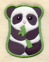 Panda and Bamboo Patch (Applique)