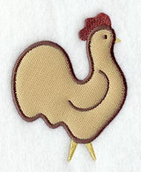 Country Rooster (Applique)