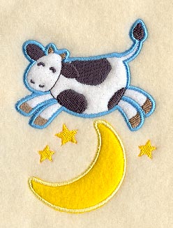 The Cow Jumped Over the Moon (Applique)