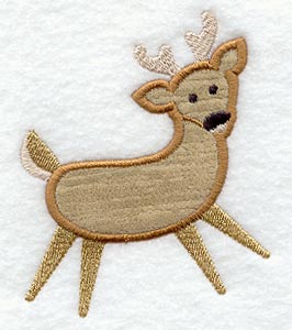 Primitive Deer (Applique)