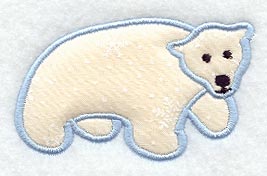 Primitive Polar Bear (Applique)