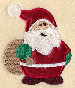 Roly-Poly Santa (Applique)