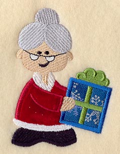 Merry Mrs. Claus (Applique)