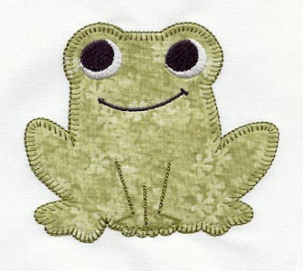Vintage Frog (Applique)