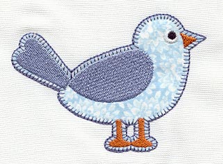 Vintage Bird (Applique)