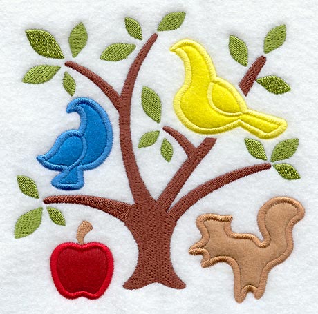Tree of Life Folk Art (Applique)