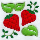 Fruity Berry Folk Art (Applique)