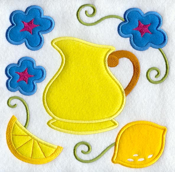 When Life Gives You Lemons Folk Art (Applique)