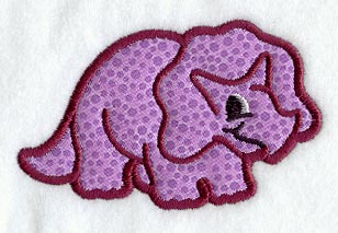 Trixie the Triceratops (Applique)