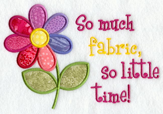 So Much Fabric (Applique)
