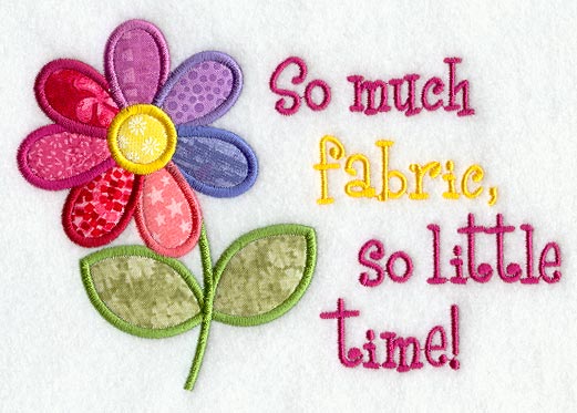 So Much Fabric (Applique)