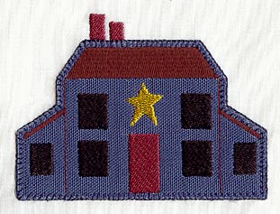 Saltbox House (Heirloom Applique)