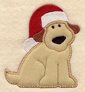 Christmas Pup (Heirloom Applique)